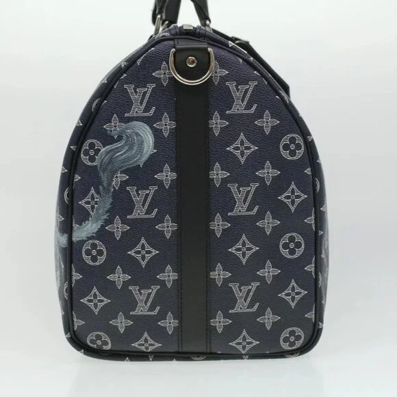 LOUIS VUITTON Monogram savanna Keepall Bandouliere 45 Boston M54129 Auth 33473S - Picture 5 of 15